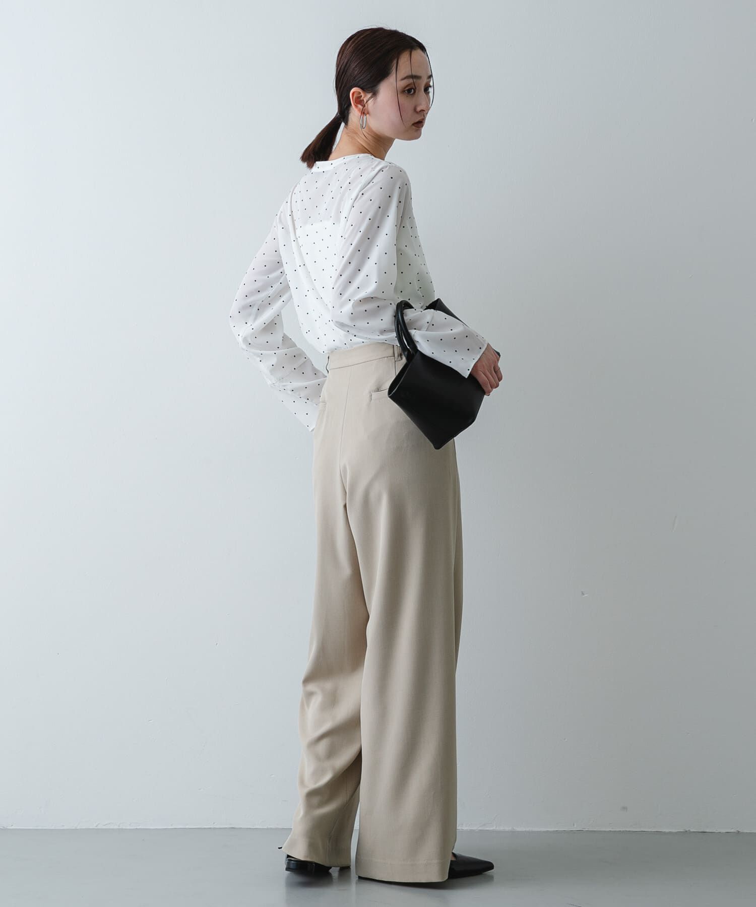 SENSE OF PLACE by URBAN RESEARCH「『イージーケア』ドットアソートTブラウス」|シャツ・ブラウス|