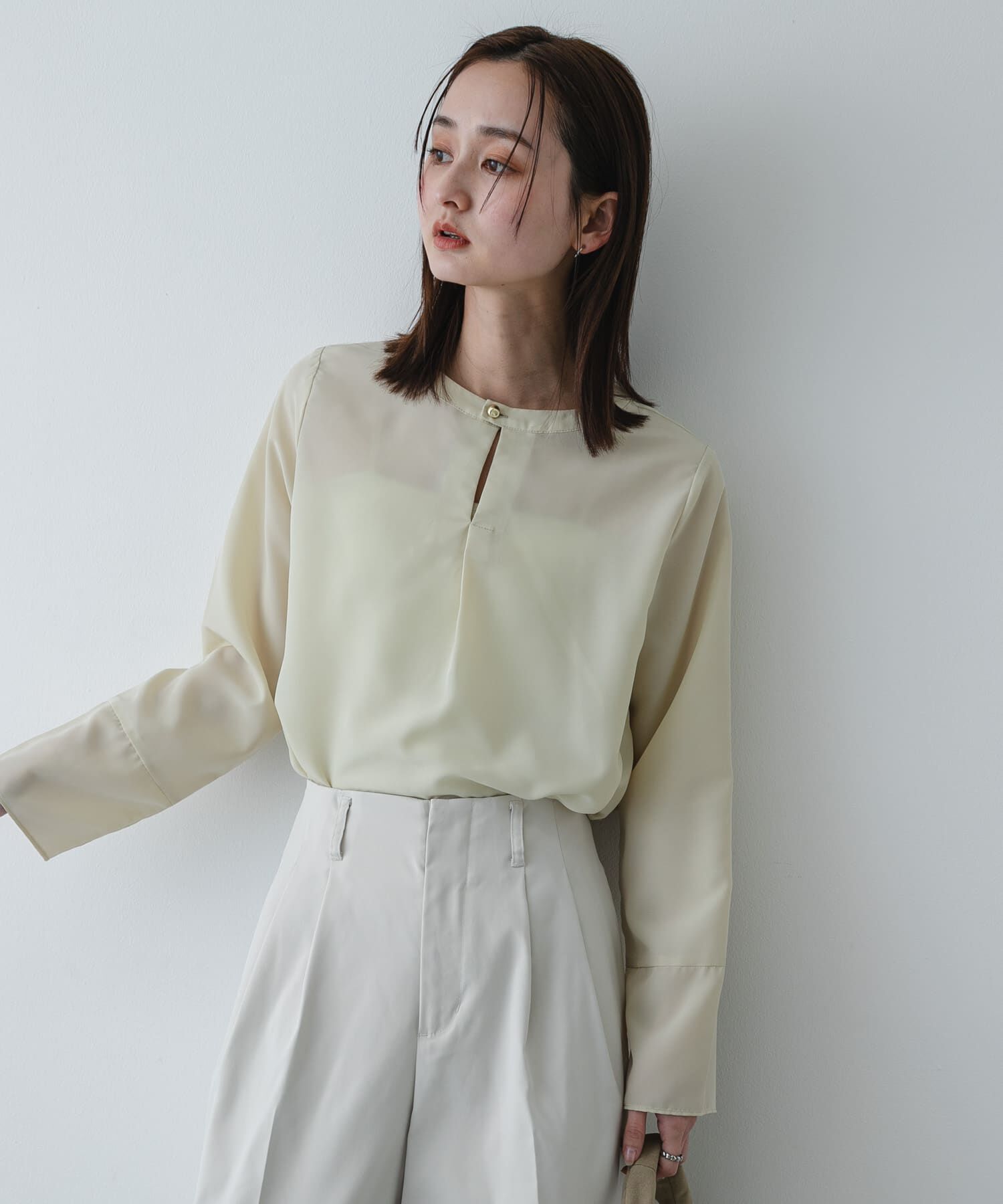 SENSE OF PLACE by URBAN RESEARCH「『イージーケア』ドットアソートTブラウス」|シャツ・ブラウス|