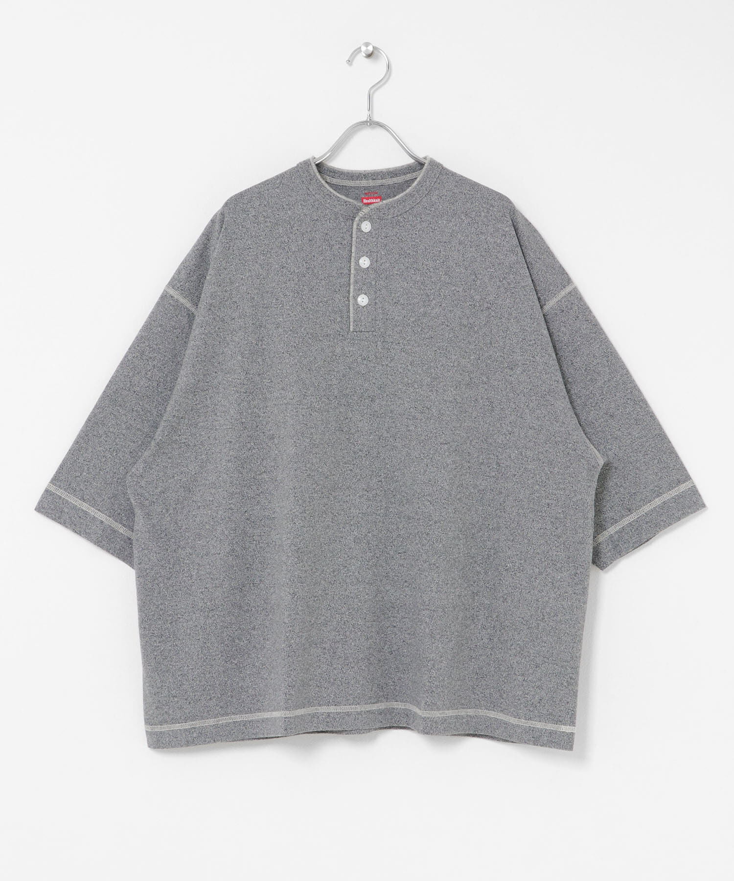 SENSE OF PLACE by URBAN RESEARCH「『別注』Healthknit&times;SENSE OF PLACE　ヘンリーネックTシャツ」|Tシャツ・カットソー|