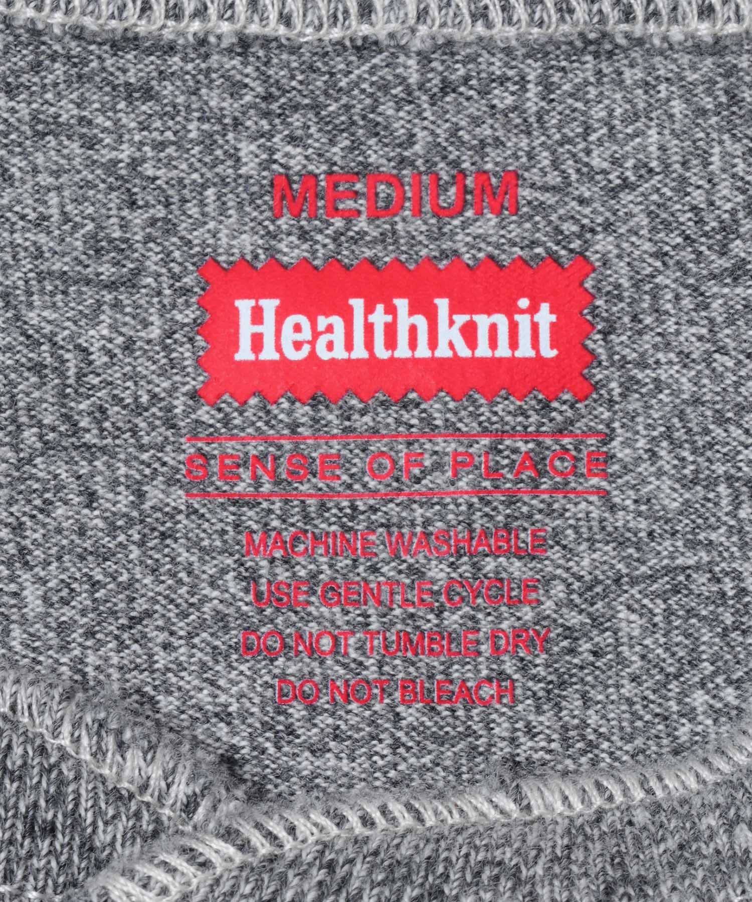 SENSE OF PLACE by URBAN RESEARCH「『別注』Healthknit&times;SENSE OF PLACE　ヘンリーネックTシャツ」|Tシャツ・カットソー|