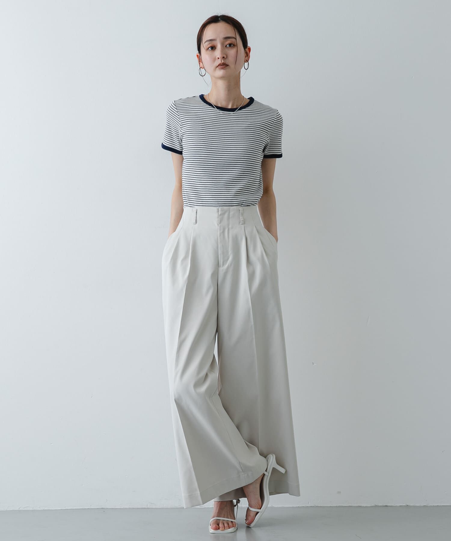 SENSE OF PLACE by URBAN RESEARCH「『別注』Healthknit&times;SENSE OF PLACE ボーダーTシャツ」|Tシャツ・カットソー|