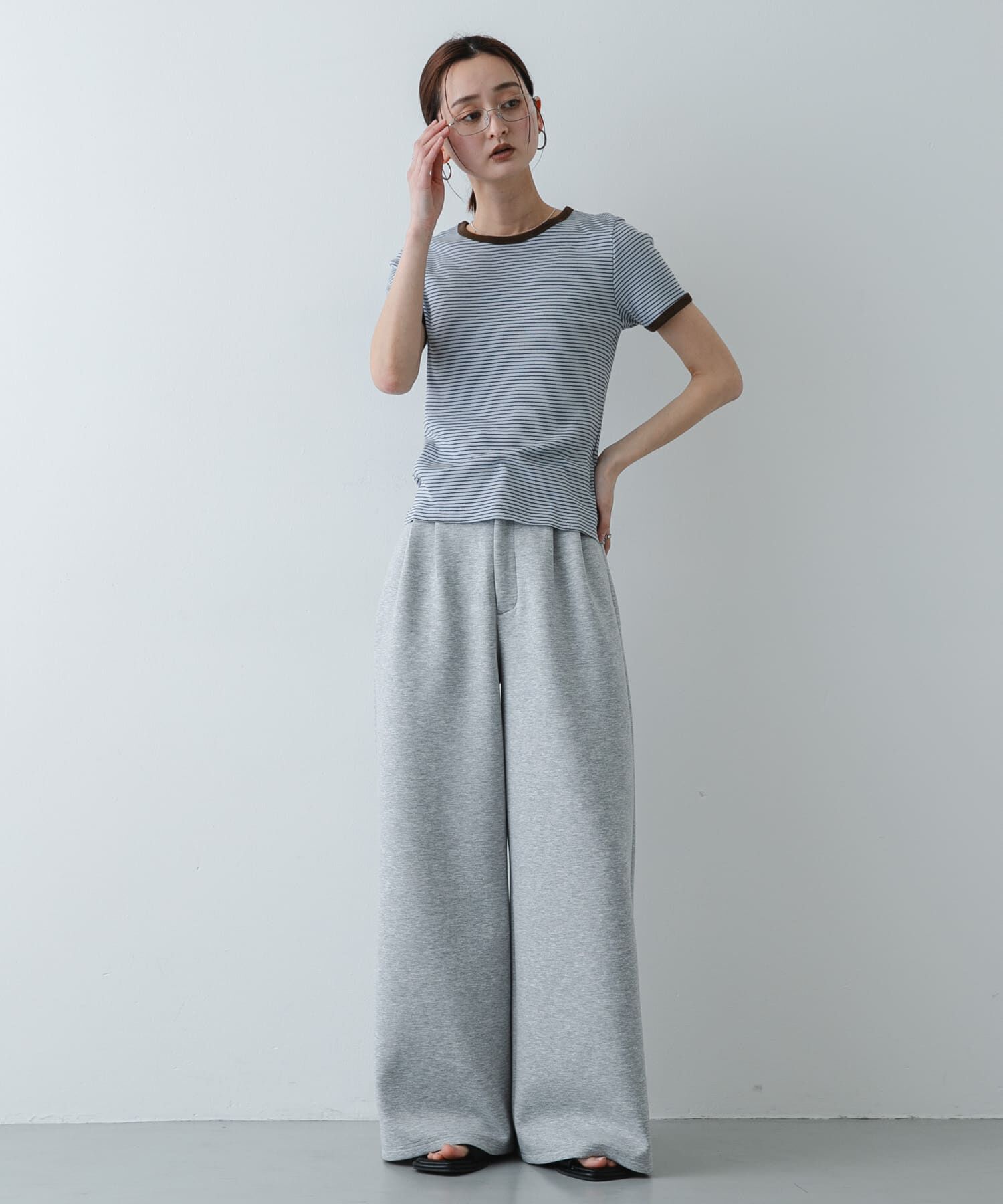 SENSE OF PLACE by URBAN RESEARCH「『別注』Healthknit&times;SENSE OF PLACE ボーダーTシャツ」|Tシャツ・カットソー|