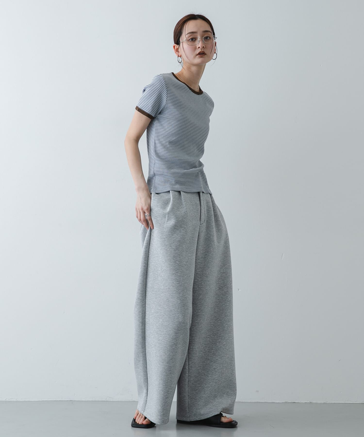 SENSE OF PLACE by URBAN RESEARCH「『別注』Healthknit&times;SENSE OF PLACE ボーダーTシャツ」|Tシャツ・カットソー|