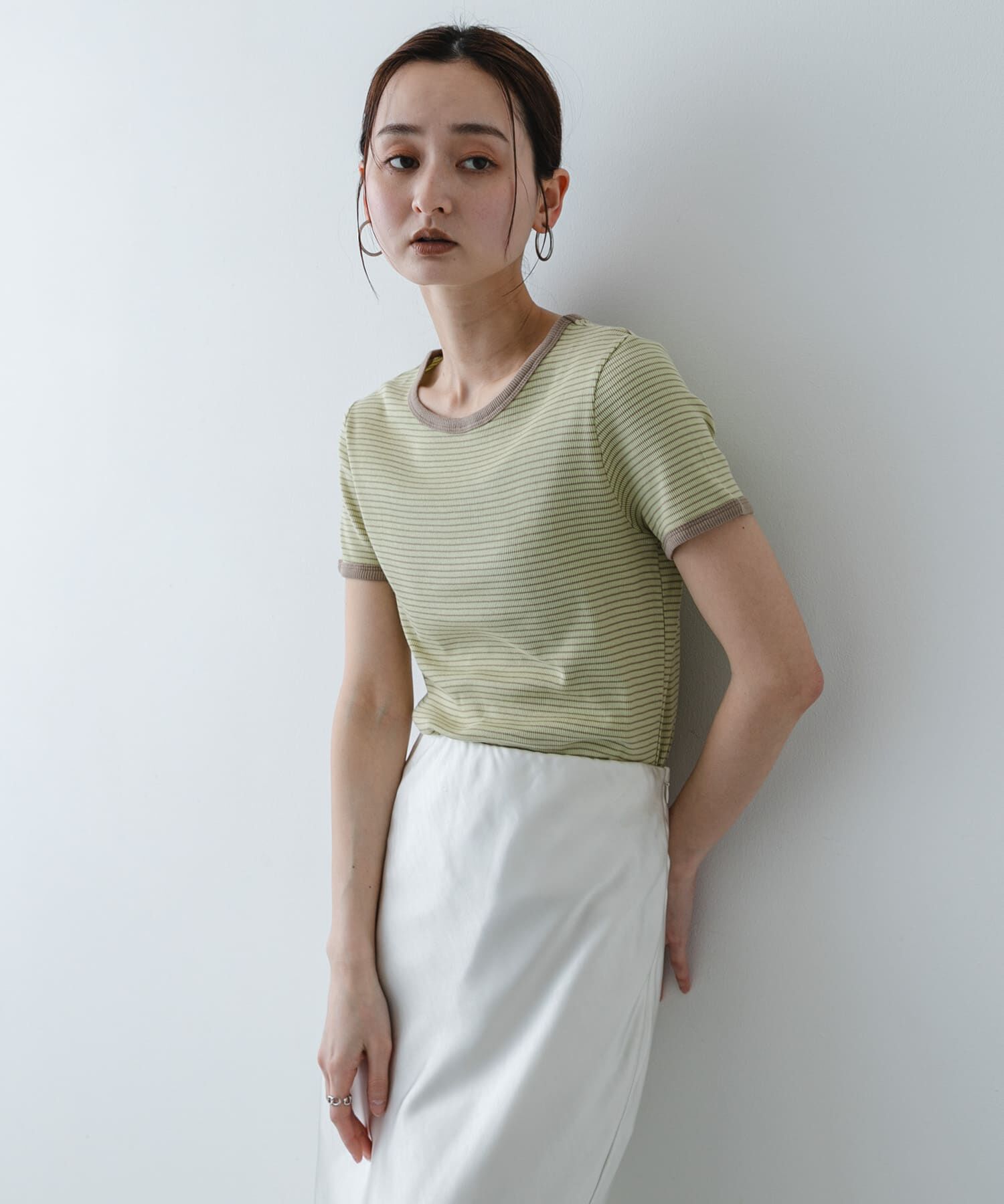 SENSE OF PLACE by URBAN RESEARCH「『別注』Healthknit&times;SENSE OF PLACE ボーダーTシャツ」|Tシャツ・カットソー|