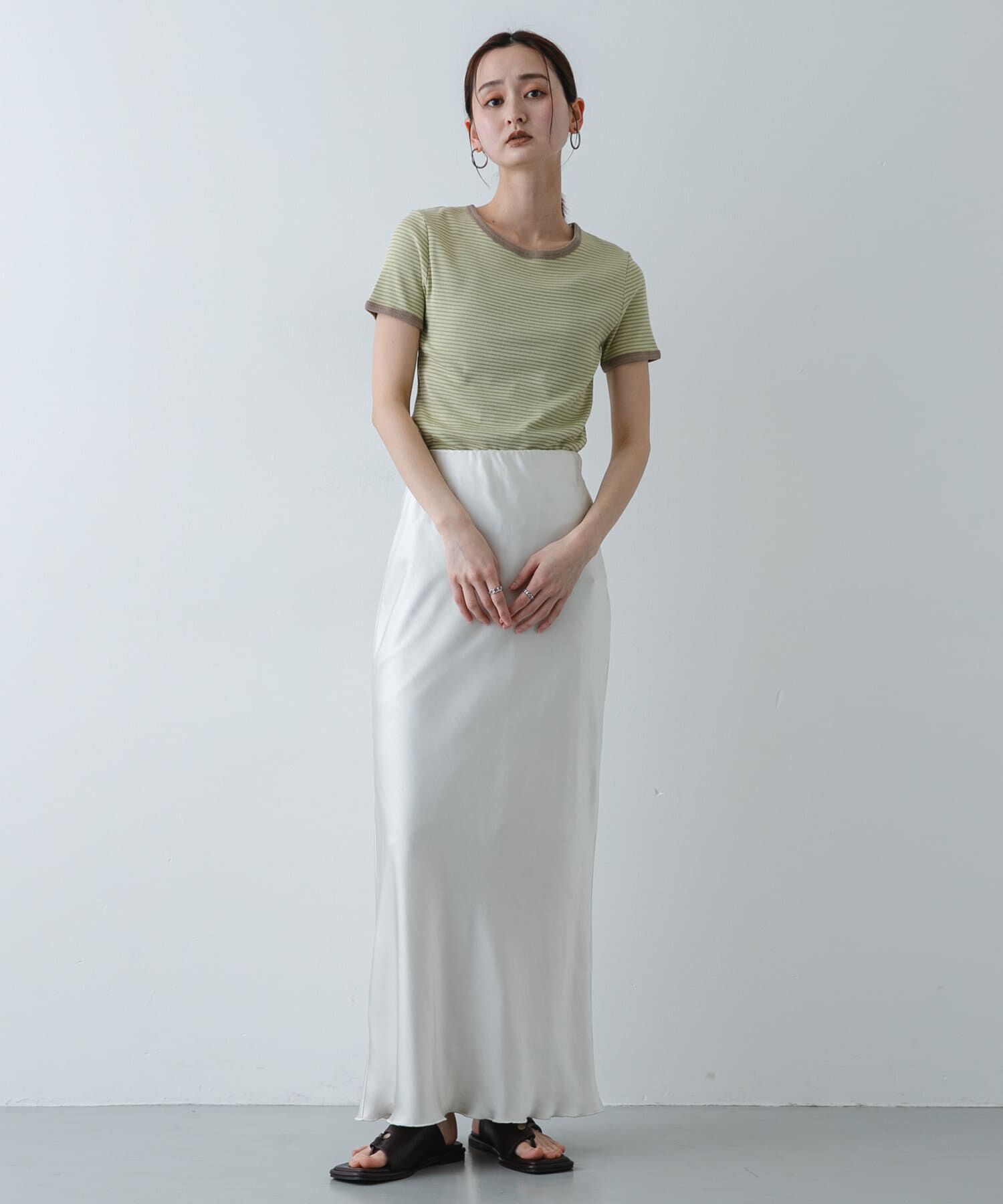 SENSE OF PLACE by URBAN RESEARCH「『別注』Healthknit&times;SENSE OF PLACE ボーダーTシャツ」|Tシャツ・カットソー|