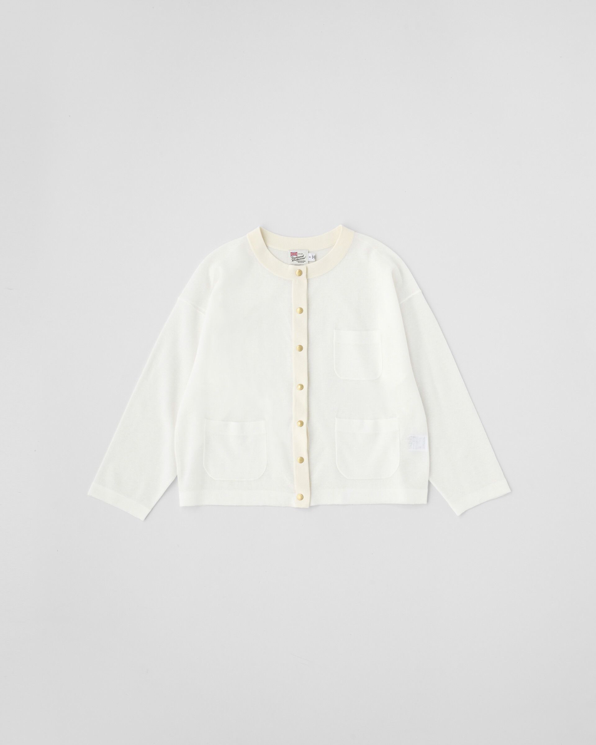 Traditional Weatherwear「ARKLEY KNIT SHEER」|ニット・セーター|ﾎﾜｲﾄ