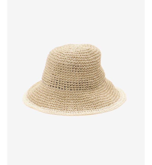  「ライン編みペーパーハット」|ハット|