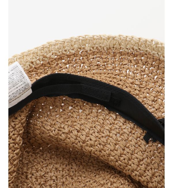  「ライン編みペーパーハット」|ハット|