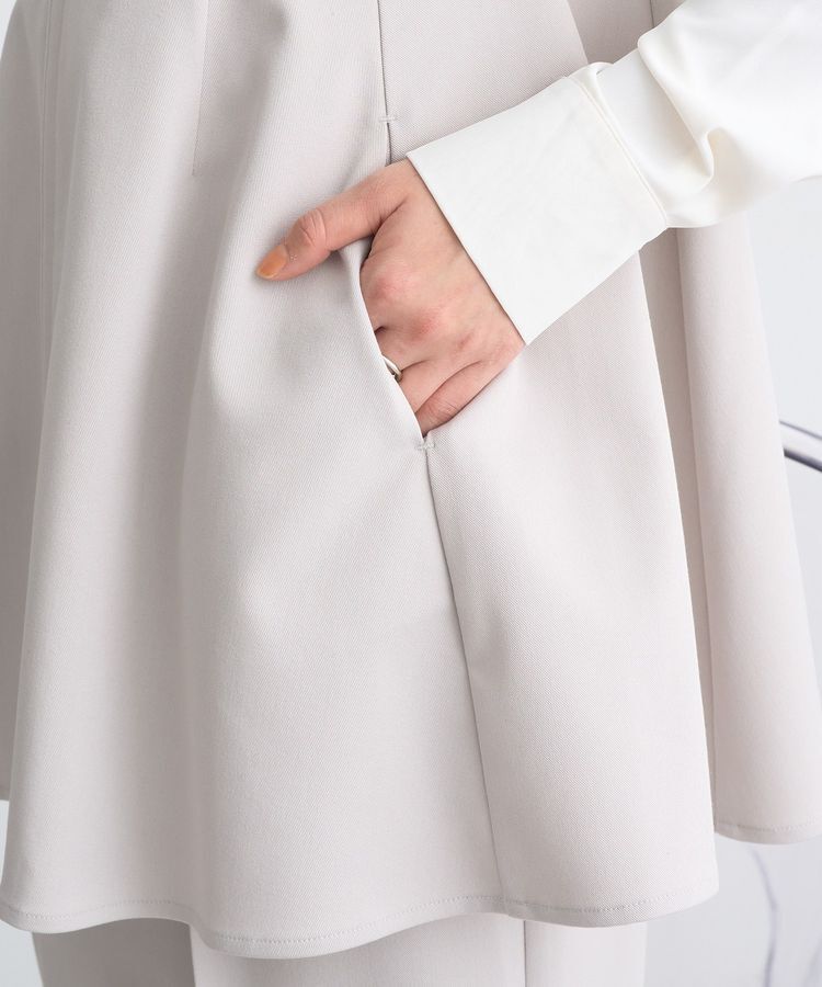 earth music&ecology「ペプラムジップジレ」|ベスト・ジレ|