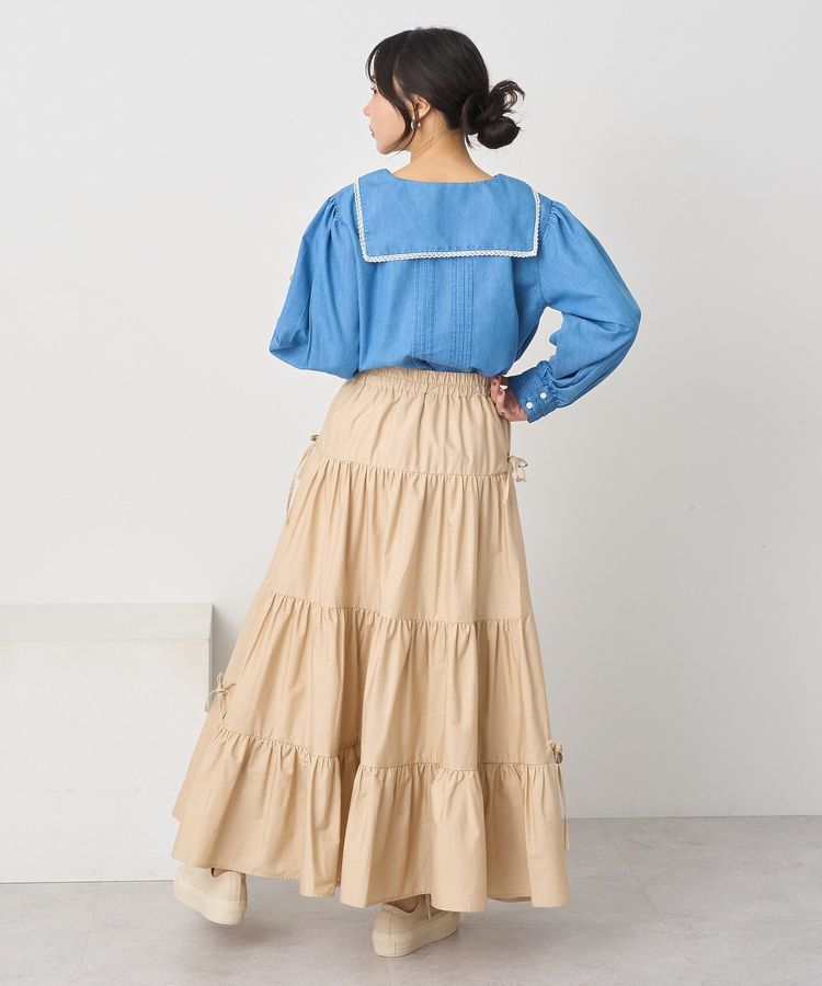 earth music&ecology「セーラーカラーブラウス」|シャツ・ブラウス|