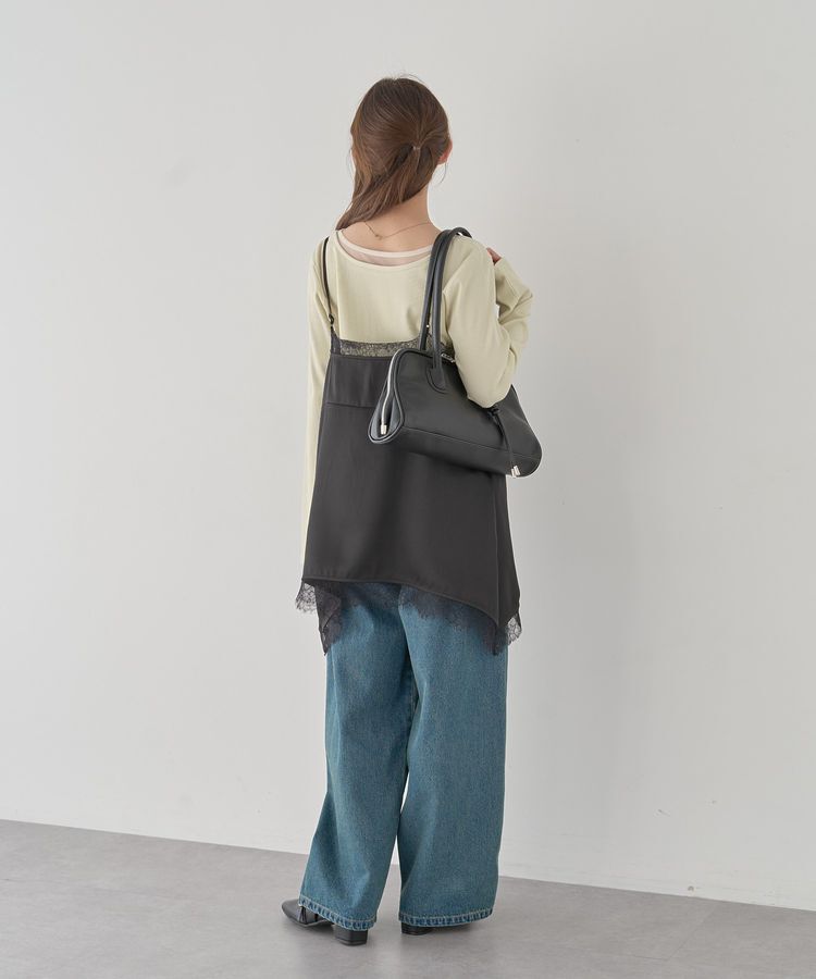 earth music&ecology「ランジェリーライクレースキャミ」|キャミソール|