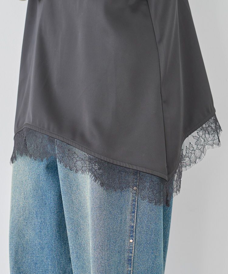 earth music&ecology「ランジェリーライクレースキャミ」|キャミソール|