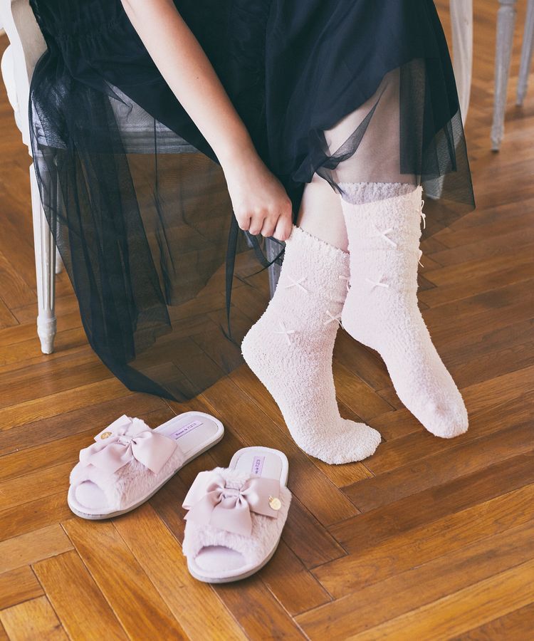 Maison de FLEUR「リボンルームソックス」|その他|