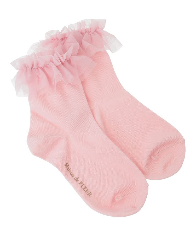Maison de FLEUR「チュールボリュームフリルソックス」|その他|