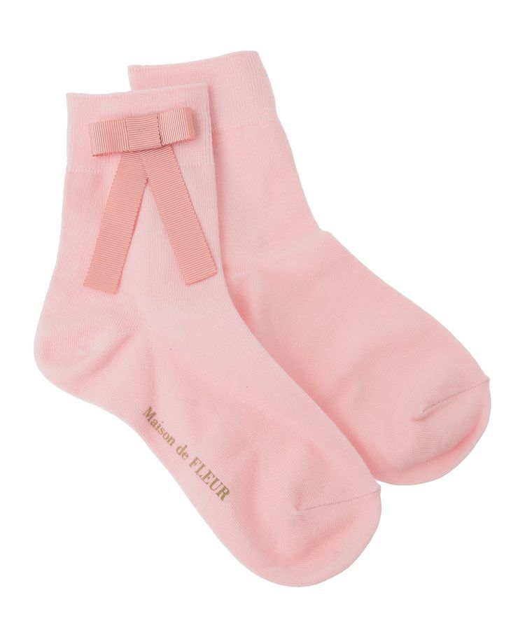 Maison de FLEUR「グログランリボンソックス」|その他|