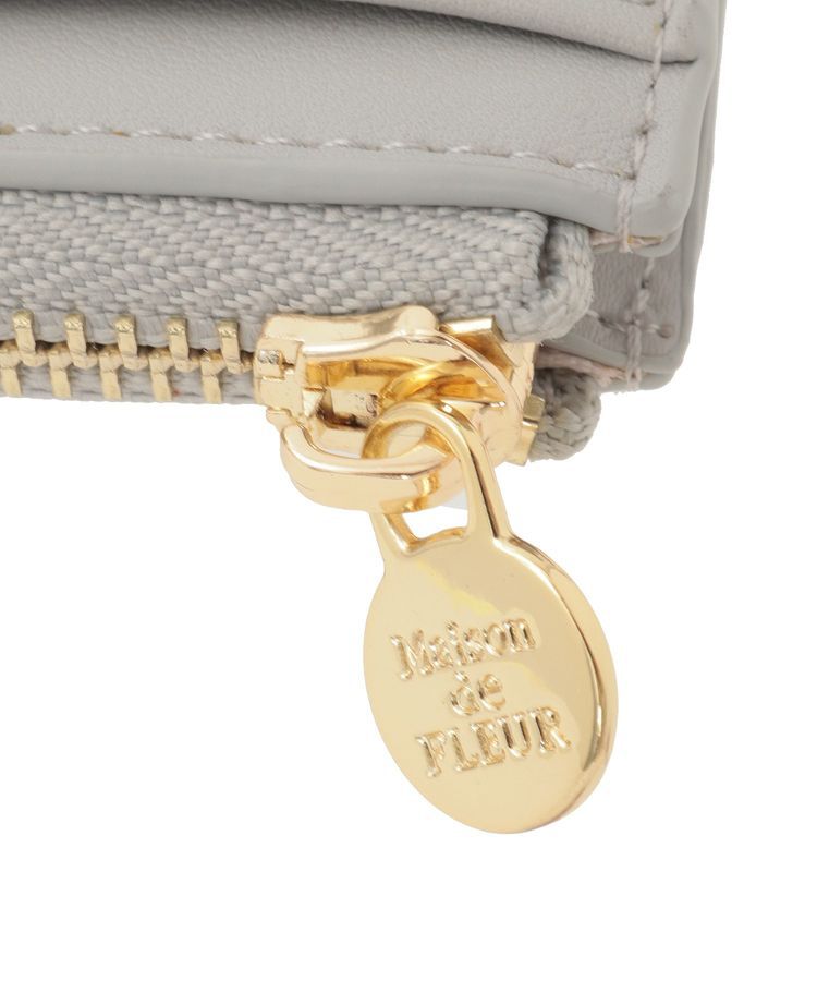 Maison de FLEUR「配色ビジューフラグメントケース」|財布|