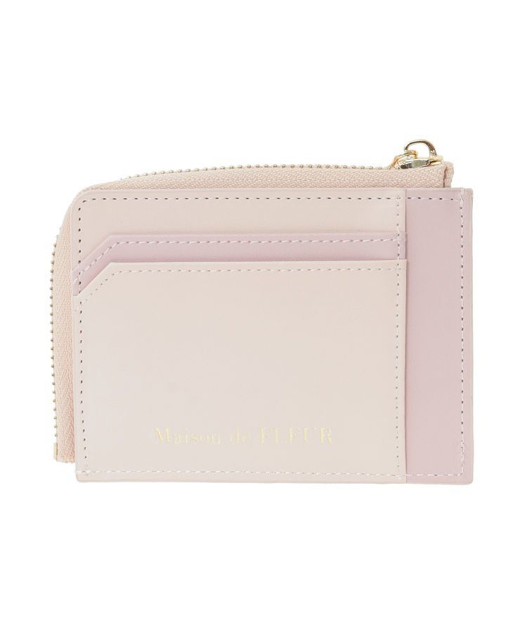 Maison de FLEUR「配色ビジューフラグメントケース」|財布|