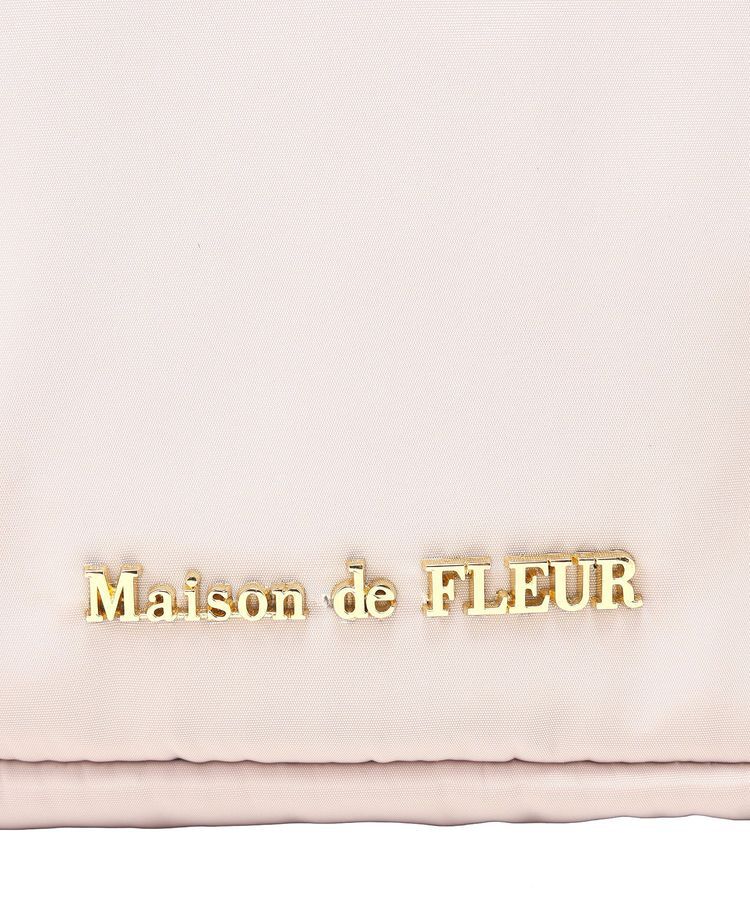 Maison de FLEUR「リボンチャーム付きマルチポケットトートバッグ」|トートバッグ|