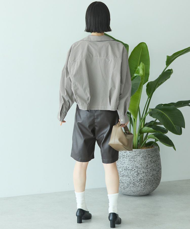 AMERICAN HOLIC「フェイクレザーハーフパンツ」|その他|