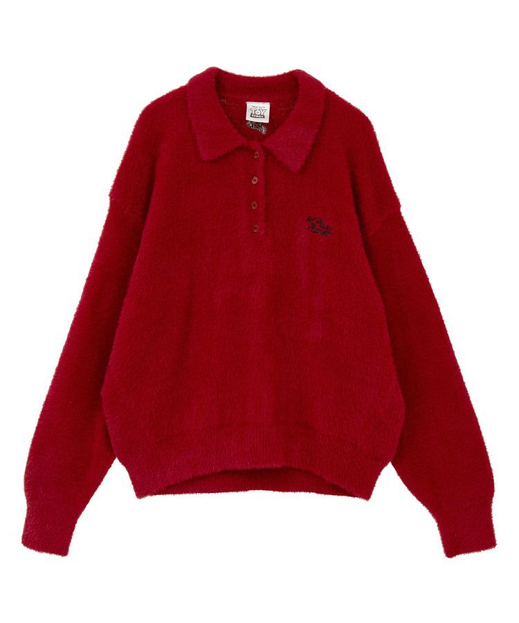 AMERICAN HOLIC「【PIZZA PLANET】衿付きニットプルオーバー」|ニット・セーター|