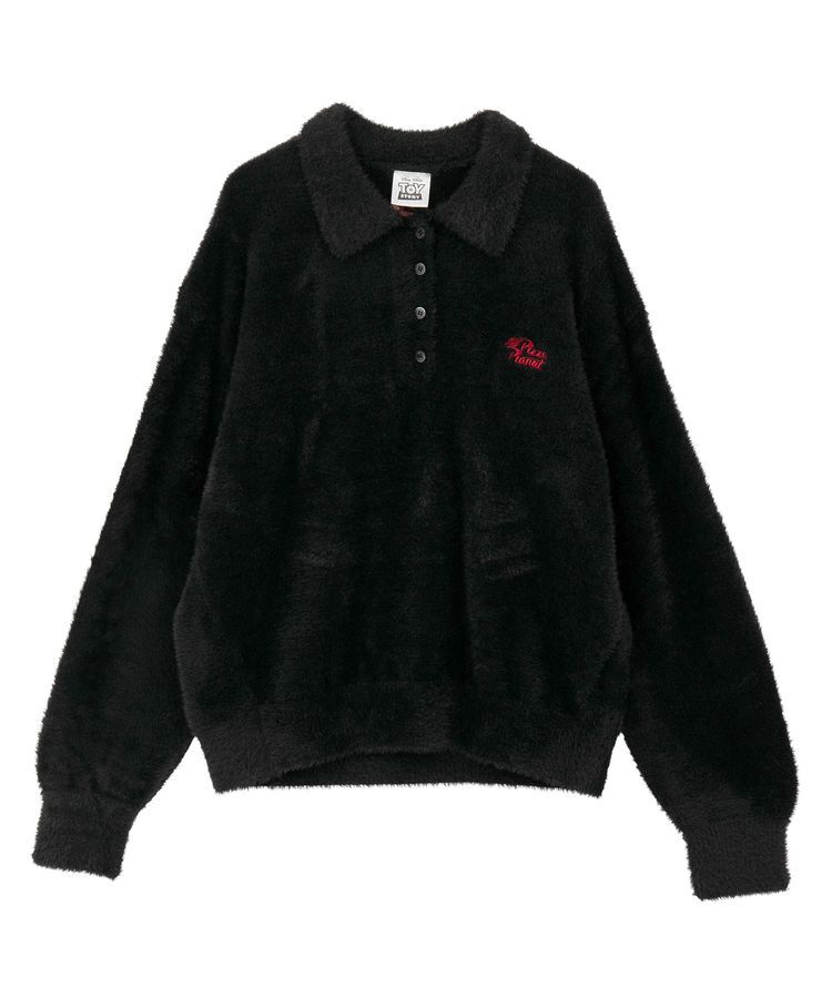 AMERICAN HOLIC「【PIZZA PLANET】衿付きニットプルオーバー」|ニット・セーター|