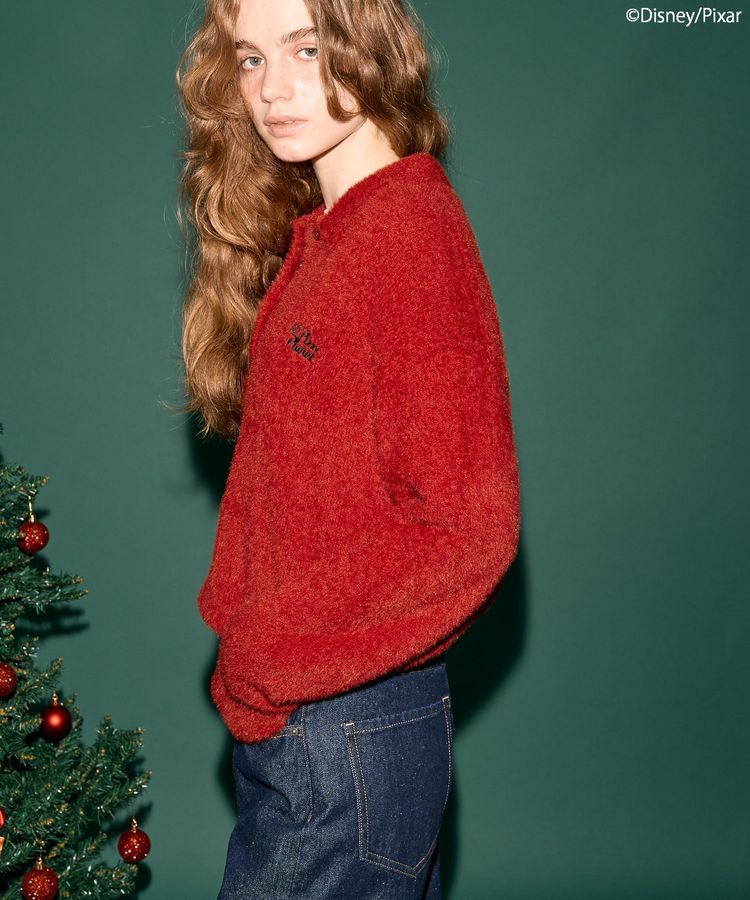 AMERICAN HOLIC「【PIZZA PLANET】衿付きニットプルオーバー」|ニット・セーター|