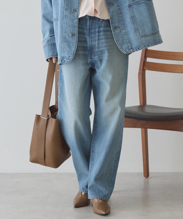AMERICAN HOLIC「ルーズストレートデニムパンツ」|デニム|