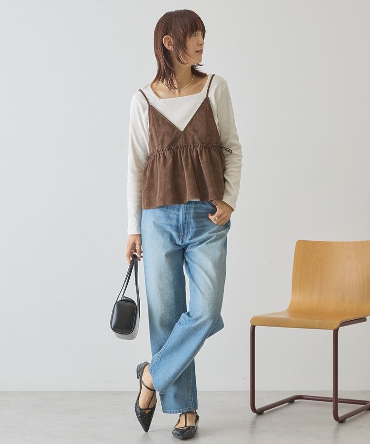 AMERICAN HOLIC「ルーズストレートデニムパンツ」|デニム|