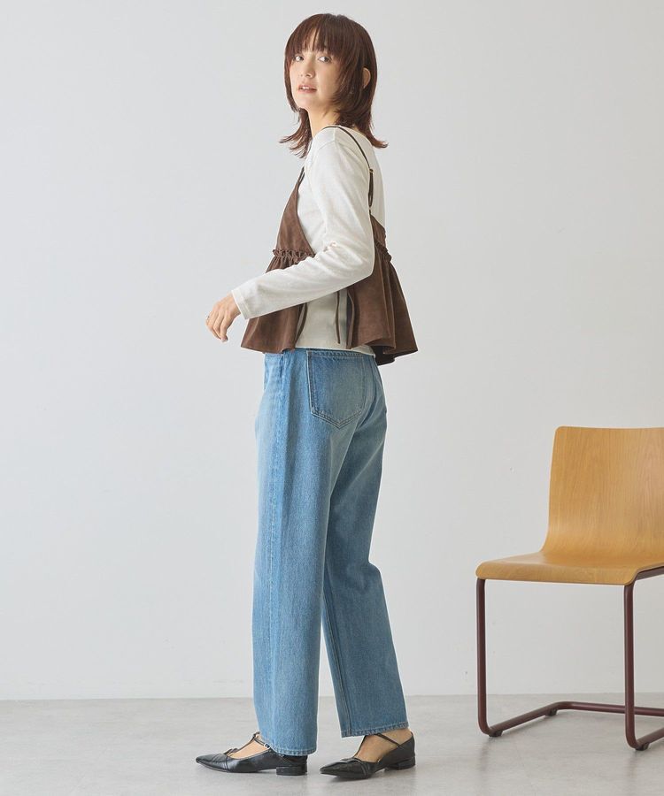 AMERICAN HOLIC「ルーズストレートデニムパンツ」|デニム|