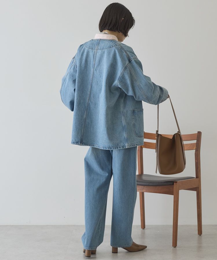 AMERICAN HOLIC「ルーズストレートデニムパンツ」|デニム|