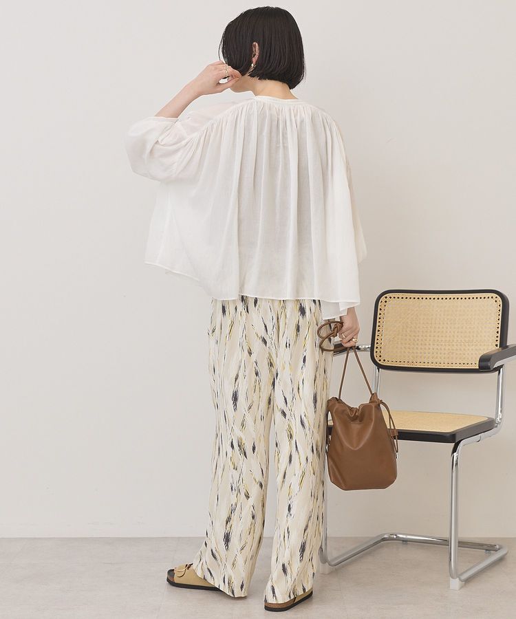 AMERICAN HOLIC「スキッパーギャザーブラウス」|シャツ・ブラウス|