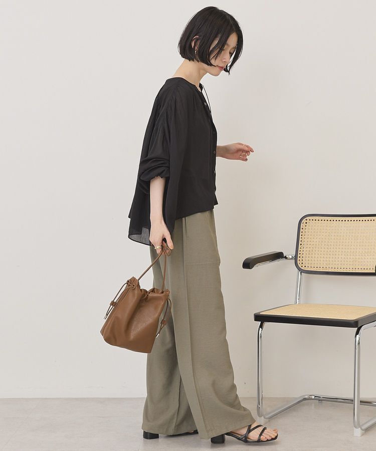 AMERICAN HOLIC「スキッパーギャザーブラウス」|シャツ・ブラウス|