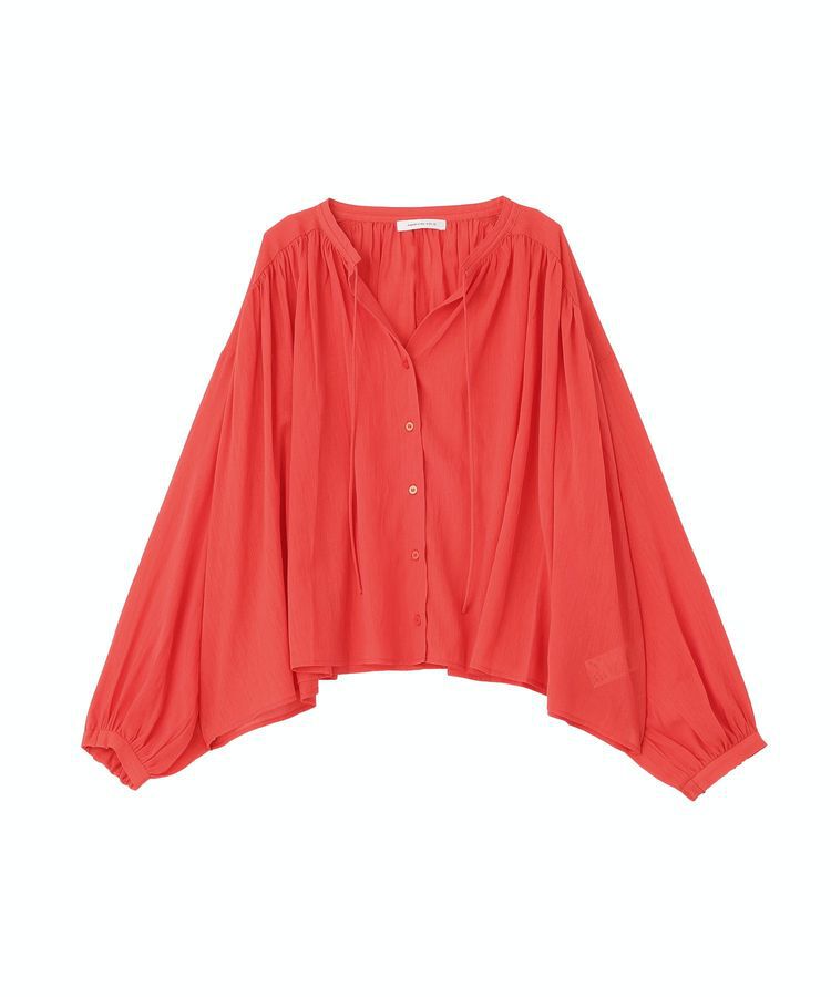 AMERICAN HOLIC「スキッパーギャザーブラウス」|シャツ・ブラウス|