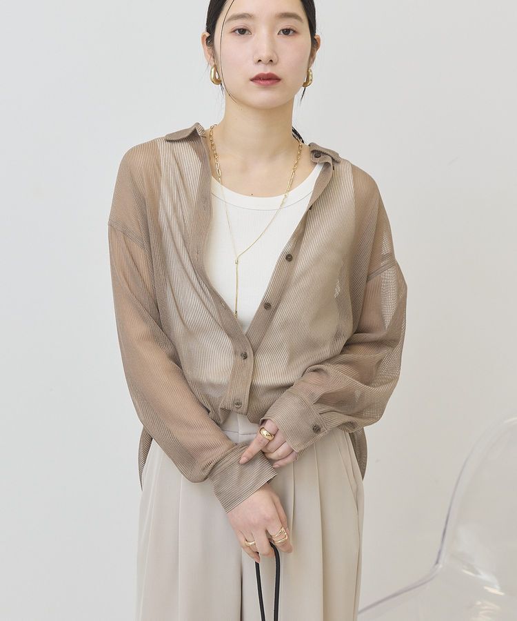 AMERICAN HOLIC「メッシュ長袖シャツ」|シャツ・ブラウス|