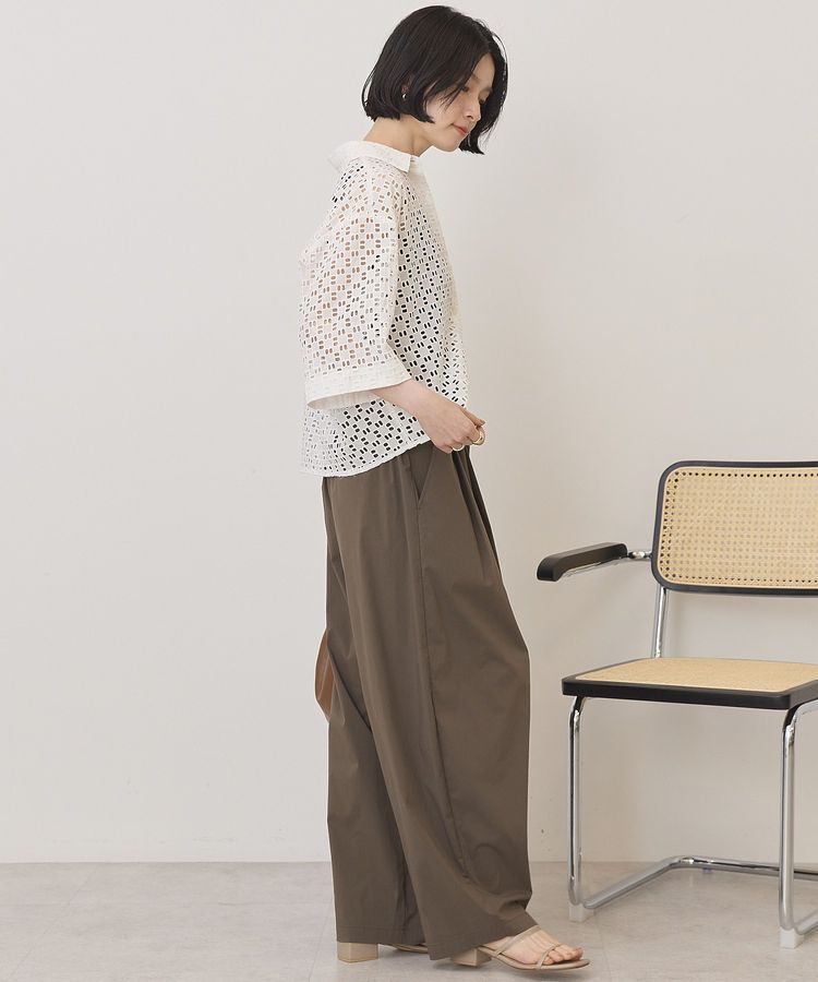 AMERICAN HOLIC「刺繍ショート半袖シャツ」|シャツ・ブラウス|