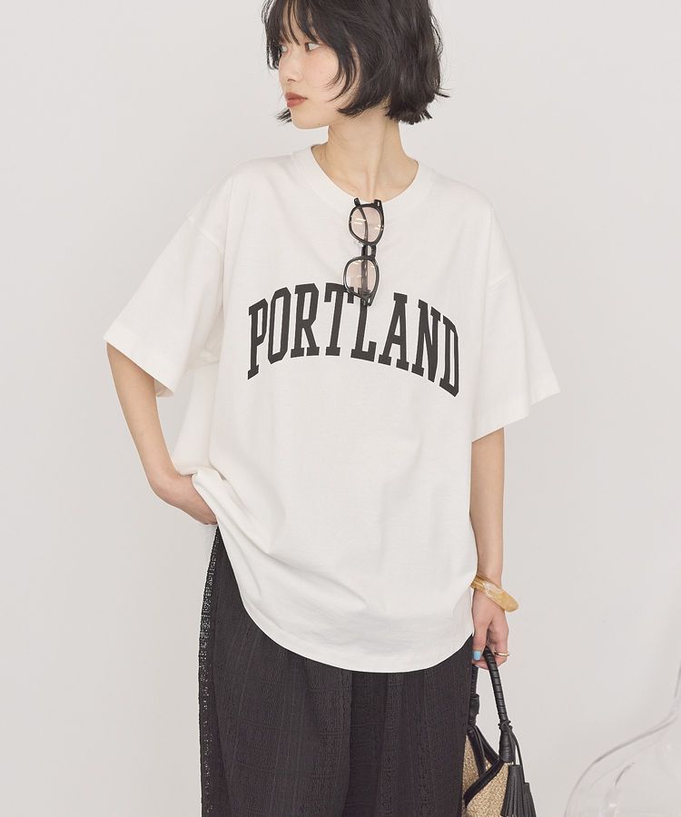 AMERICAN HOLIC「PORTLAND裾ラウンドTシャツ」|Tシャツ・カットソー|