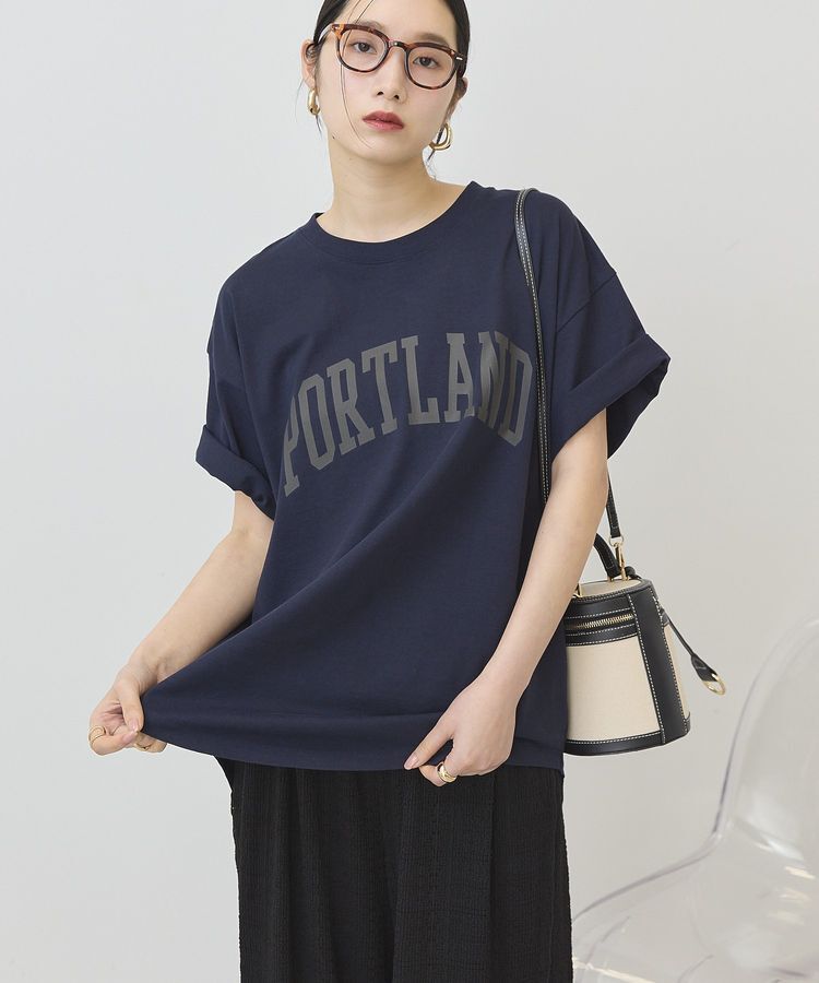 AMERICAN HOLIC「PORTLAND裾ラウンドTシャツ」|Tシャツ・カットソー|
