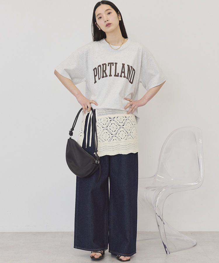 AMERICAN HOLIC「PORTLAND裾ラウンドTシャツ」|Tシャツ・カットソー|