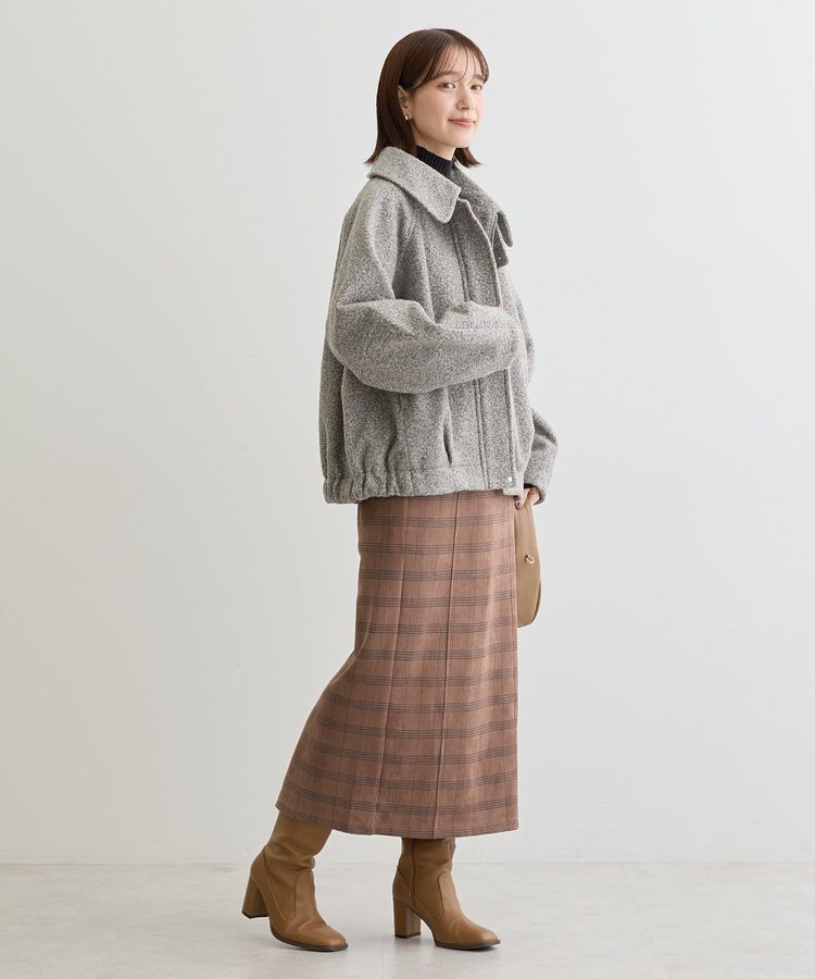 Green Parks「2WAYカラーコクーンブルゾン」|ブルゾン・スタジャン|