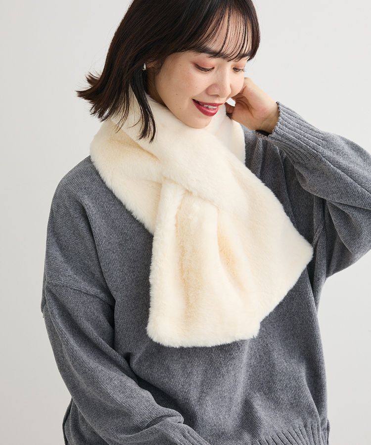 Green Parks「フェイクファーティペット」|マフラー|