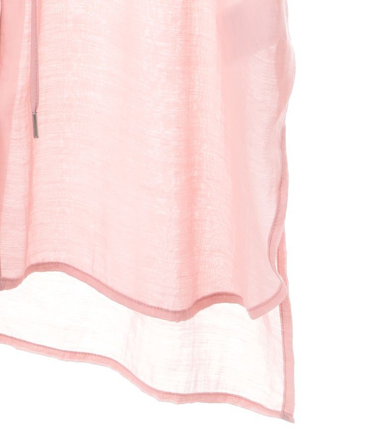 YECCA VECCA「シアー2way袖バルーンチュニック」|シャツ・ブラウス|