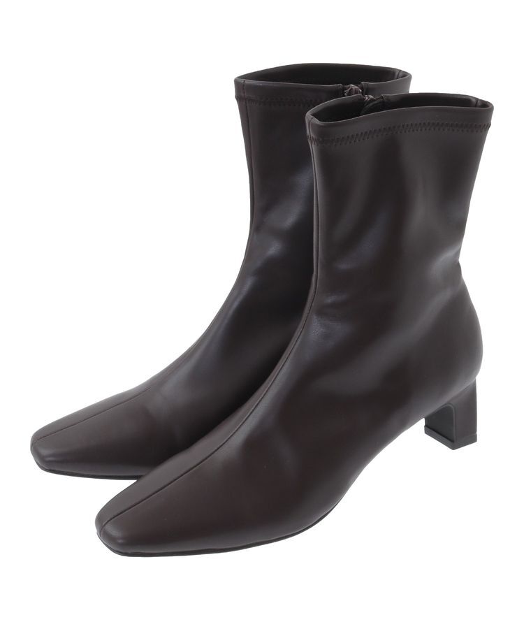 YECCA VECCA「ストレッチミドルブーツ」|ショートブーツ|