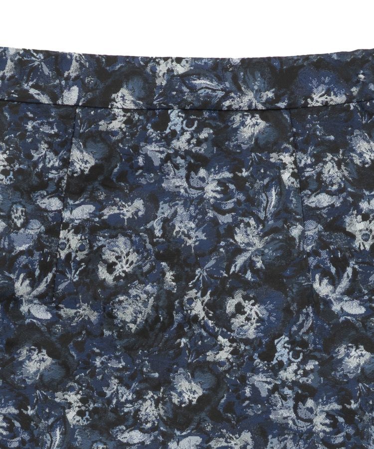 YECCA VECCA「ジャガードナロースカート」|フレア|