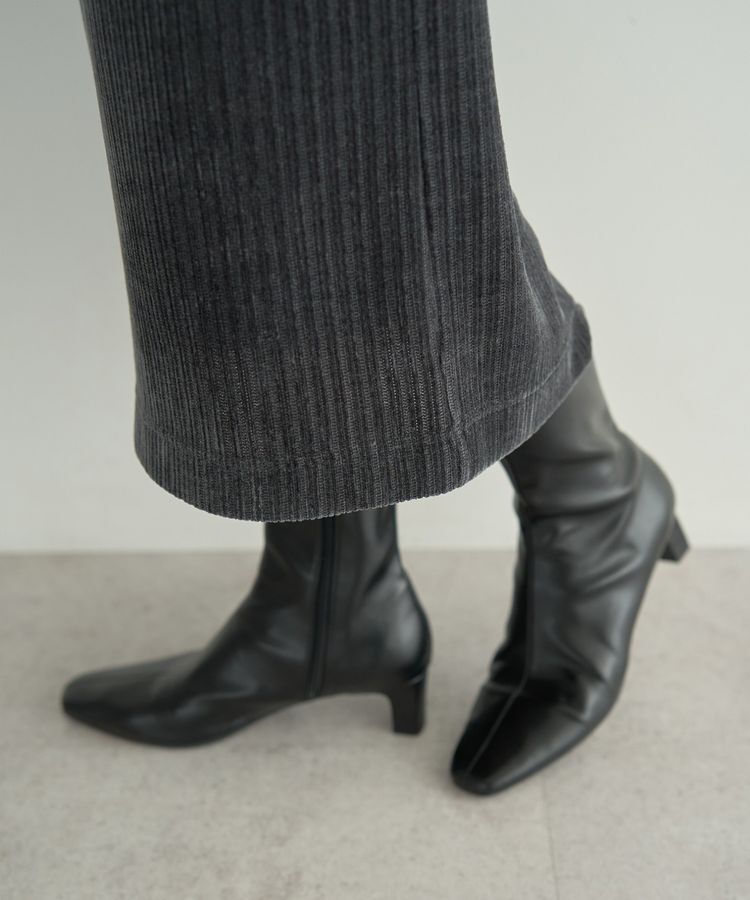 YECCA VECCA「コーデュロイナロースカート」|タイト|