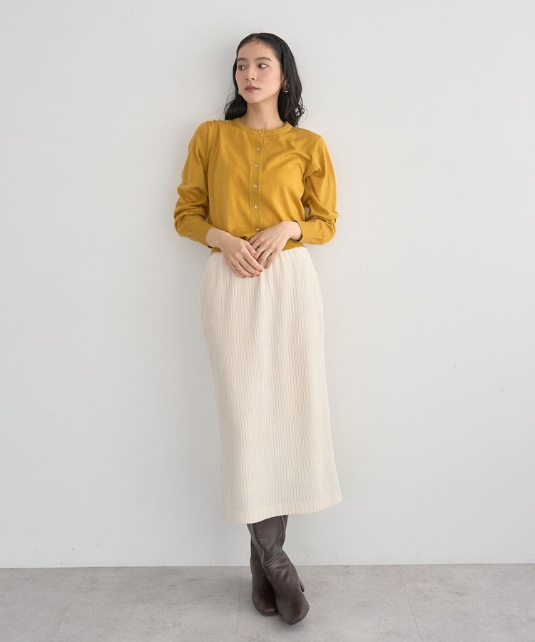 YECCA VECCA「コーデュロイナロースカート」|タイト|