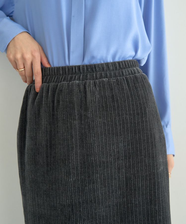 YECCA VECCA「コーデュロイナロースカート」|タイト|