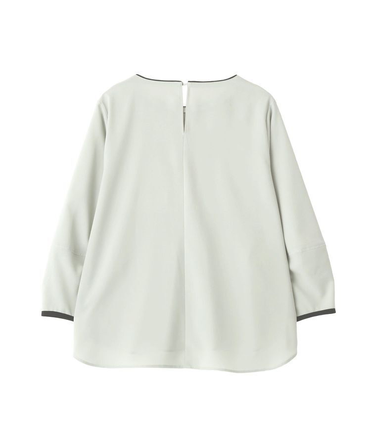 YECCA VECCA「配色パイピングブラウス」|シャツ・ブラウス|