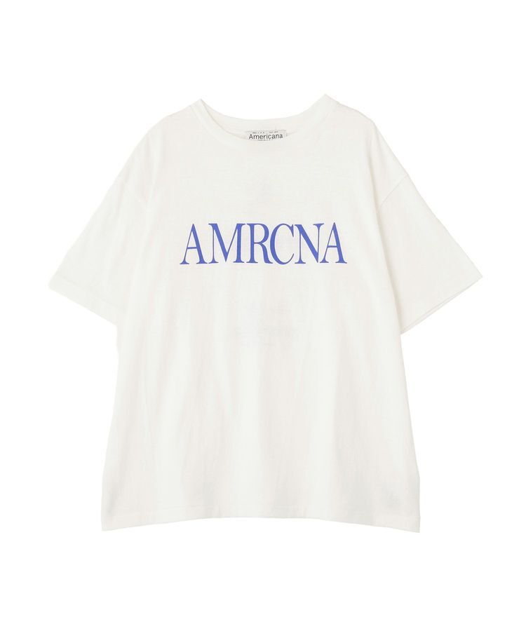 GARAGE OF GOOD CLOTHING「【AMERICANA】ラフィー丸胴プリントT【日本製】」|Tシャツ・カットソー|White