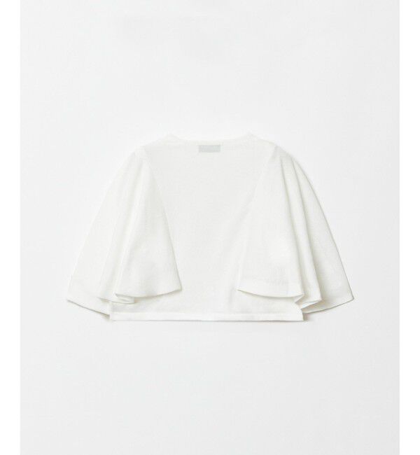 LOULOU WILLOUGHBY「【LOULOU WILLOUGHBY】ミニ丈フレアスリーブプルオーバー」|ニット・セーター|