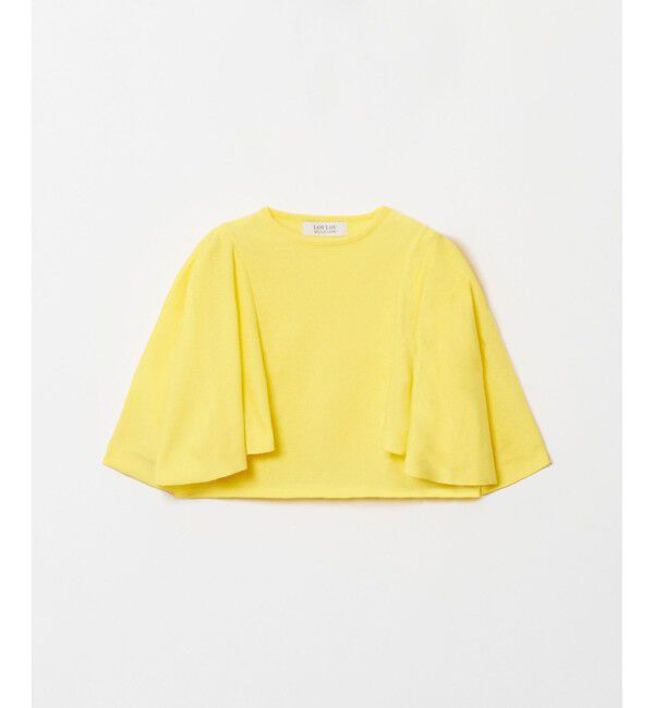 LOULOU WILLOUGHBY「【LOULOU WILLOUGHBY】ミニ丈フレアスリーブプルオーバー」|ニット・セーター|